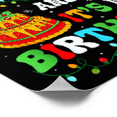 Xmas Birthday Funny Merry Christmas And Yes It's M Poster (Hoek)