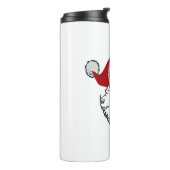xmas Black santa claus Thermosbeker (Gedraaid links)