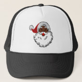 xmas Black santa claus Trucker Pet (Voorkant)