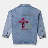 Xmas Blessings Denim Jacket (Achterkant)