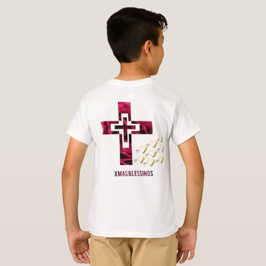 Xmas Blessings T-shirt (Achterkant volledig)