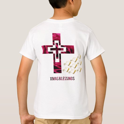 Xmas Blessings T-shirt (Achterkant)