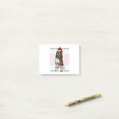 Xmas Bluetick Coonhound Dog Post-it® Notes (Op bureau)
