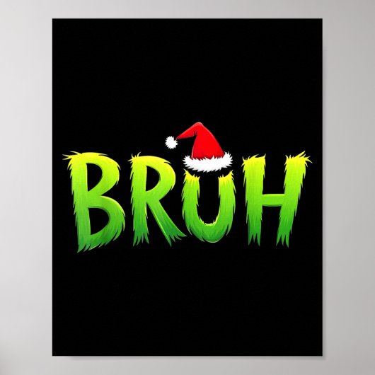 Xmas Bruh Christmas Kids Teens Boys Funny Christma Poster (Voorkant)