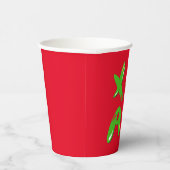 Xmas Bubble-tekst Papieren Bekers (Rechts)