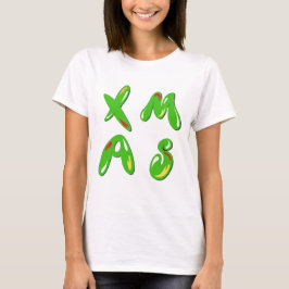 Xmas Bubble-tekst T-shirt