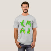Xmas Bubble-tekst T-shirt (Voorkant volledig)