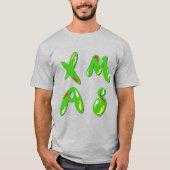 Xmas Bubble-tekst T-shirt (Voorkant)