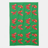 Xmas Bubble-tekst Theedoek (Verticaal)