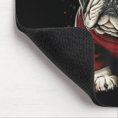 Xmas Bulldog Santa On Christmas Bulldog For Men Wo Muismat (Hoek)