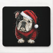 Xmas Bulldog Santa On Christmas Bulldog For Men Wo Muismat (Voorkant)