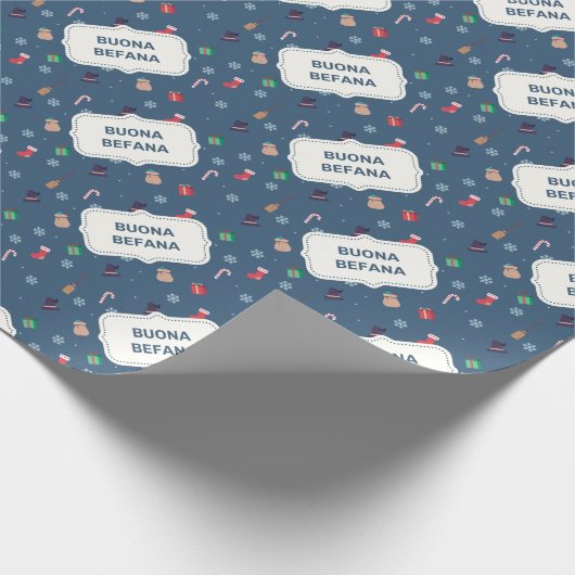 xmas buona Befana Cadeaupapier (Hoek)