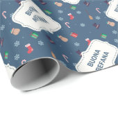 xmas buona Befana Cadeaupapier (Rol Hoek)