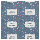 xmas buona Befana fabric Stof (Swatch)