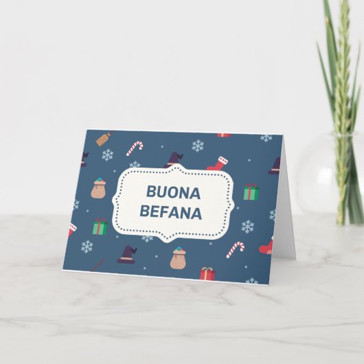 xmas buona Befana Feestdagen Kaart (Voorkant)