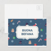 xmas buona Befana Feestdagenkaart (Voorkant / Achterkant)