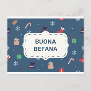 xmas buona Befana Feestdagenkaart