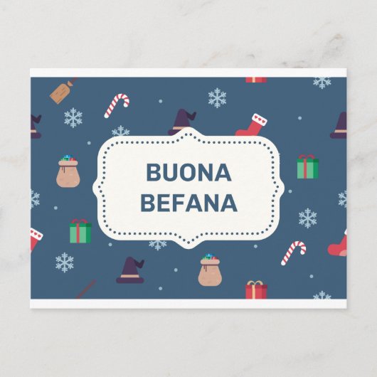 xmas buona Befana Feestdagenkaart (Voorkant)