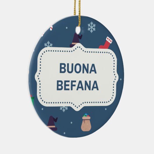 xmas buona Befana Keramisch Ornament (Rechts)