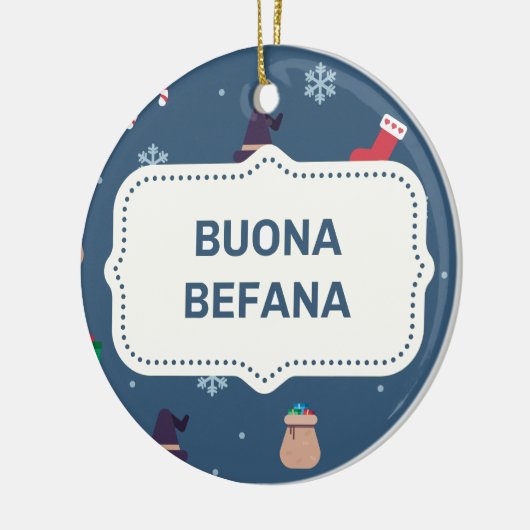 xmas buona Befana Keramisch Ornament (Links)