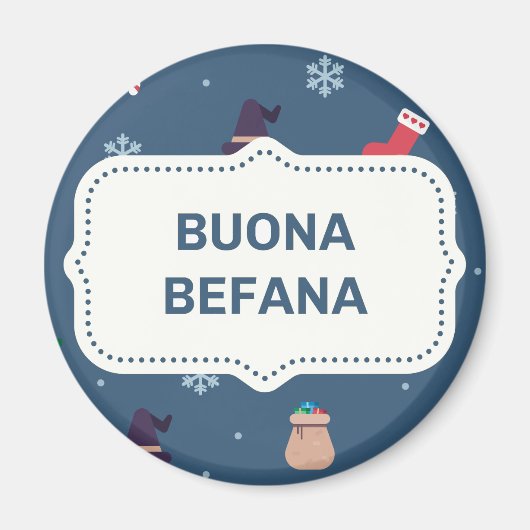 xmas buona Befana Magneet (Voorkant)