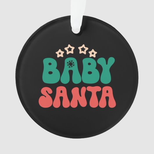 Xmas Cadeau-Baby Ornament (voorkant)