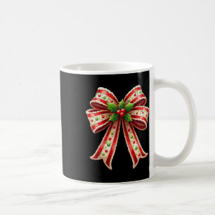 Xmas Candy Cane Bow Kerstmis Koffiemok