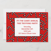 Xmas Candy Canes Kaart (Achterkant)