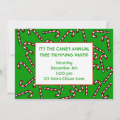 Xmas Candy Canes Kaart (Achterkant)