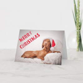 Xmas Card / Christmas Card "Magyar Vizsla" Feestdagen Kaart