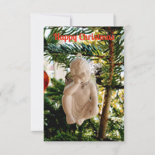 Xmas cherub kaart