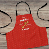 XmaS Cookie Baking Eating Crew-Gingerbrood Pals Schort