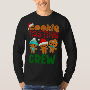 Xmas Cookie Tasting Crew Funny Tasting Baker Merry T-shirt