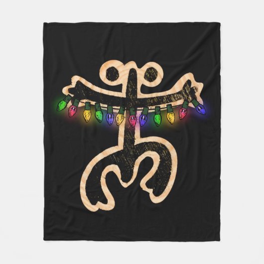 Xmas Coqui Taino Fleece Blanket Deken (Voorkant)
