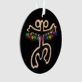 Xmas Coqui Taino Metal Ornament (voorkant)