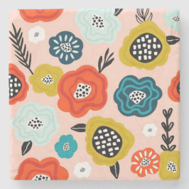 Xmas Creative Decorative Fbloemen Stenen Onderzetter