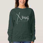 Xmas Custom Christmas Party Groen Trui (Voorkant)