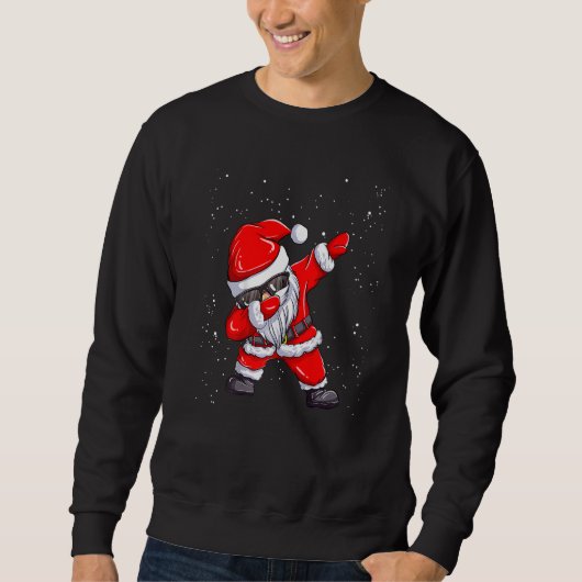 Xmas Dab Dance Dabbing Santa Claus Christmas Boys  Trui (Voorkant)