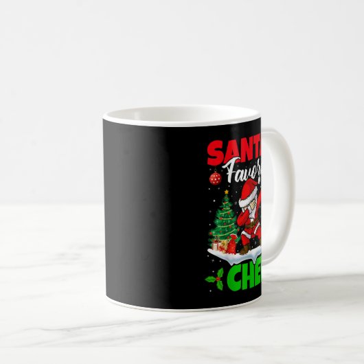 Xmas Dabbing Santa's Favorite Chef Christmas  Koffiemok (Voorkant rechts)