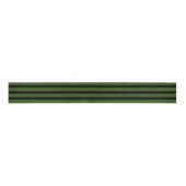 Xmas Dark Green en Black Striped Grosgrain Lint (Voorkant)