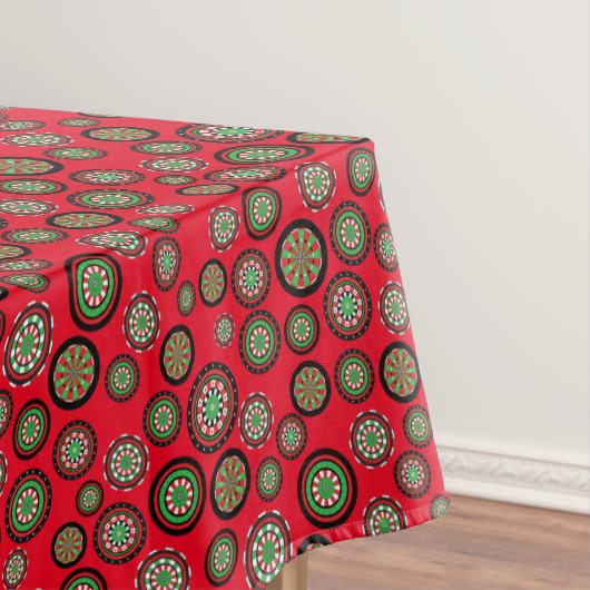 Xmas-dartboard Tafelkleed (Voorbeeld)