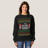 Xmas De Papa Gnome Lelijke Kerst Gnomen Sweater (Voorkant volledig)
