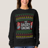 Xmas De Papa Gnome Lelijke Kerst Gnomen Sweater (Voorkant)