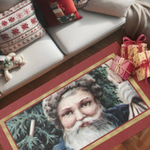  Xmas Decor Santa Kerstmis Gebied Tapijt 5'X3'