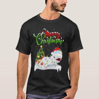 Xmas Decorations Santa Beluga Whale Christmas T-shirt
