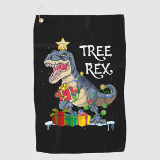 Xmas Dinosaurus Boom Rex Golfhanddoek