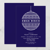 Xmas Disco with Christmas Ball Kaart (Voorkant / Achterkant)