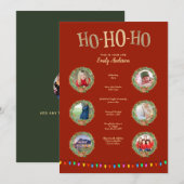 XMAS DIT IS UW LEVEN-TOEVOEGDE FOTO'S + MILESTONEN KAART (Voorkant / Achterkant)