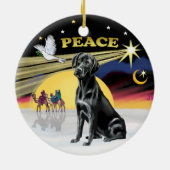 Xmas Dove - Twee cavia's (#2 en #3) Keramisch Ornament (Achterkant)