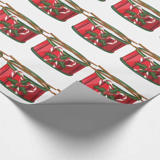 Xmas Drum Cadeaupapier (Hoek)
